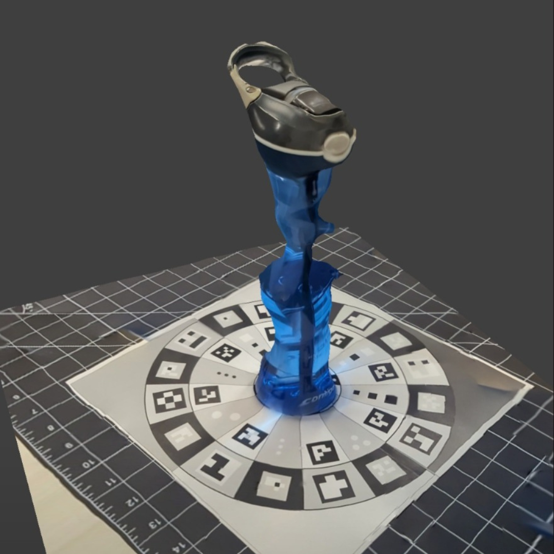 And just because I made another one, it was still very reflective for the app, so I switched to another object.